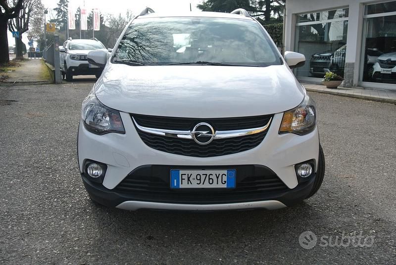 Usata Opel Karl Rocks S 75 CV (55 kW) 2017 Bianco Utilitaria