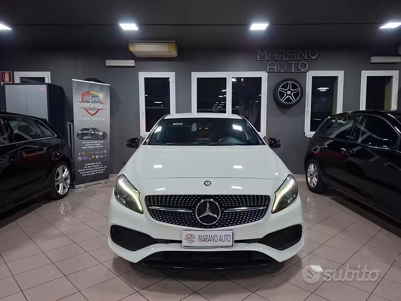 Usata Mercedes A180 Premium 109 CV (80 kW) 2017 Bianco Berlina