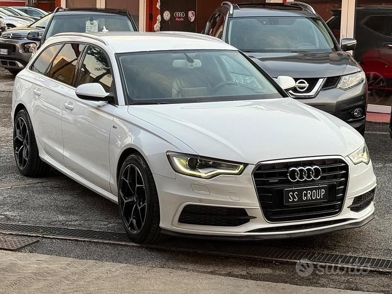 Bianco Usata 2013 Audi A6 S-Line Tre volumi | 10.999 € (Super prezzo) - Immagine 1/4