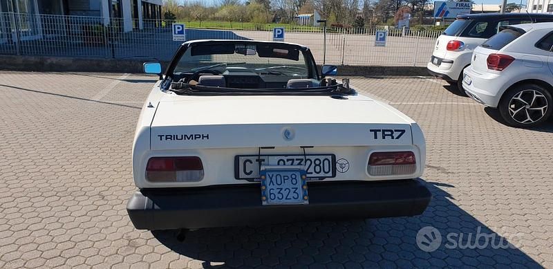 Usata Triumph TR7 105 CV (77 kW) 1980 Bianco Cabrio