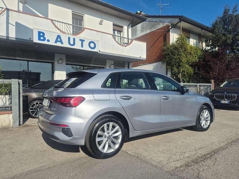 Usata Audi A3 Advanced 116 CV (85 kW) 2020 Argento Berlina