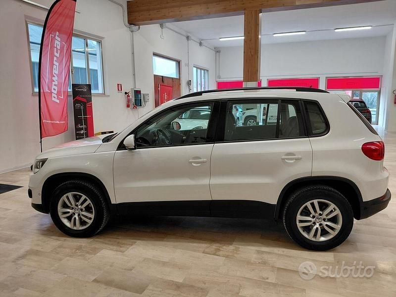 Usata VW Tiguan Trendline 110 CV (80 kW) 2012 Bianco SUV