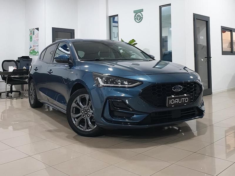 Usata Ford Focus ST-Line 125 CV (91 kW) 2022 Blu Berlina