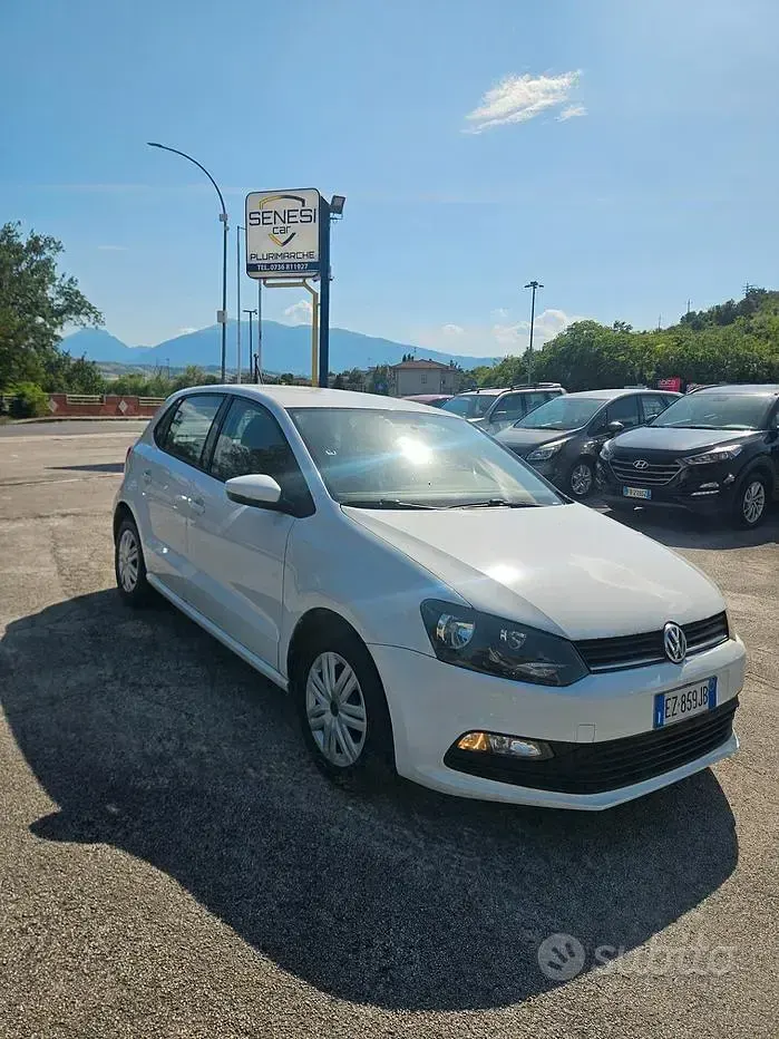 Usata VW Polo Comfortline 75 CV (55 kW) 2015 Bianco Berlina