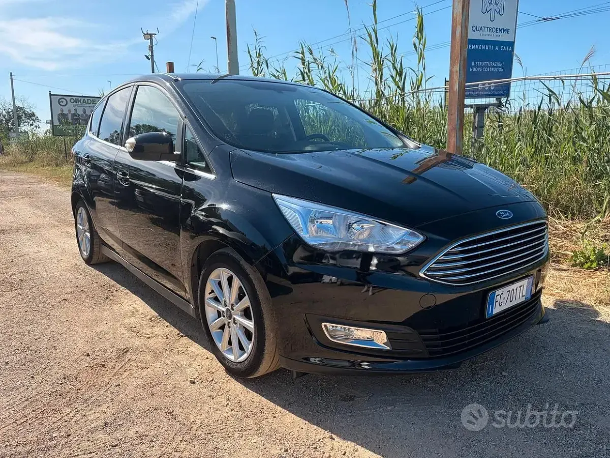 Usata Ford C-MAX Titanium 95 CV (69 kW) 2016 Nero Monovolume