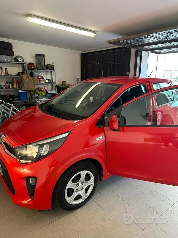Usata Kia Picanto 67 CV (49 kW) 2018 Rosso Utilitaria