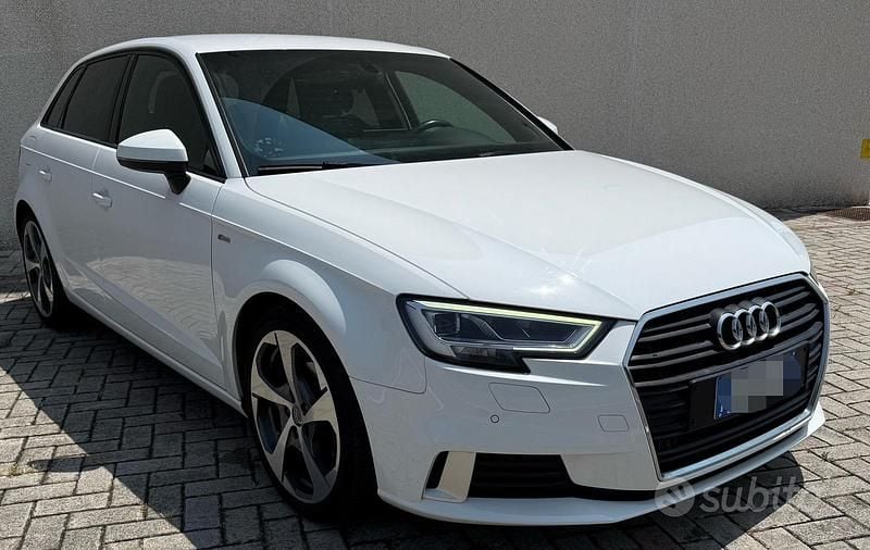 Usata Audi A3 S-Line 116 CV (85 kW) 2018 Bianco Berlina
