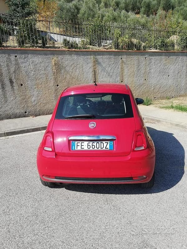 Usata Fiat 500 69 CV (50 kW) 2016 Rosso Utilitaria