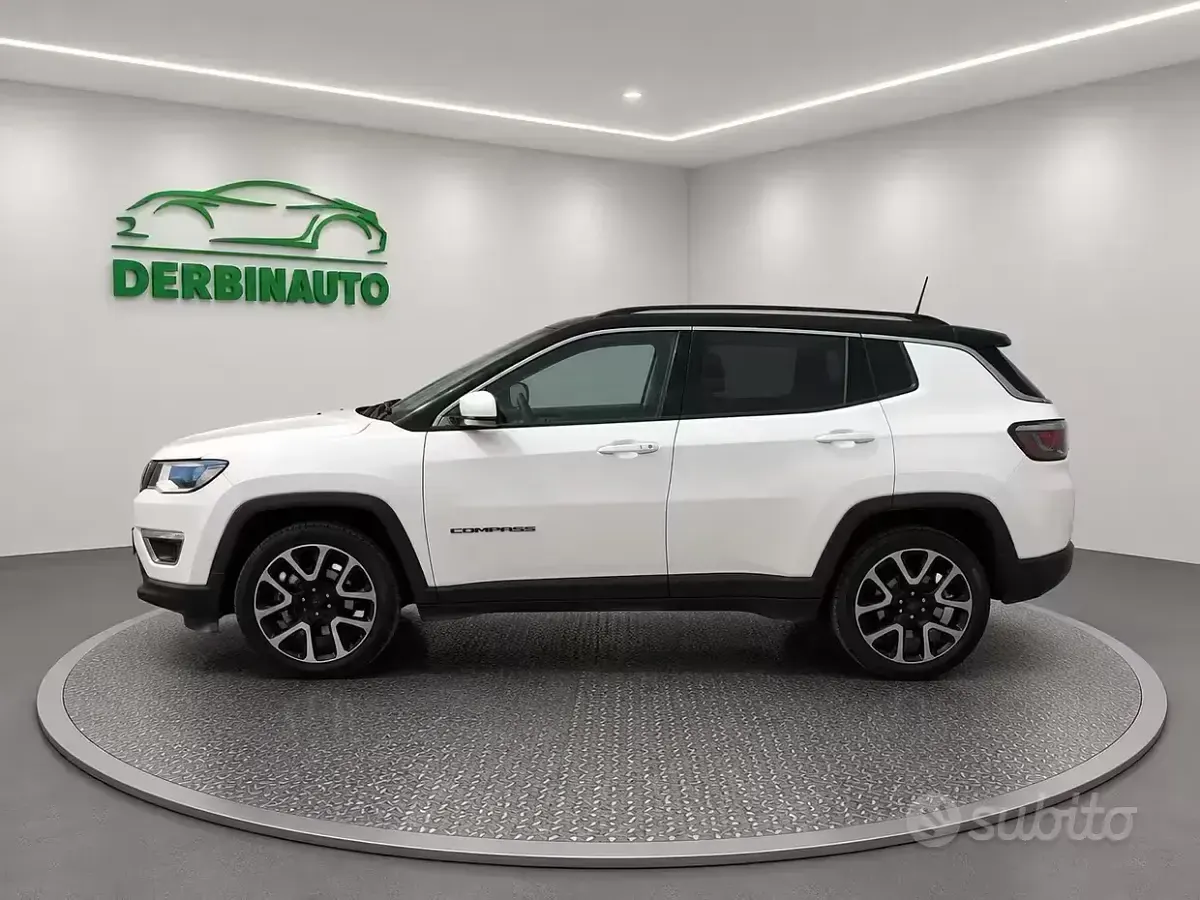 Usata Jeep Compass Limited 140 CV (102 kW) 2018 Bianco SUV