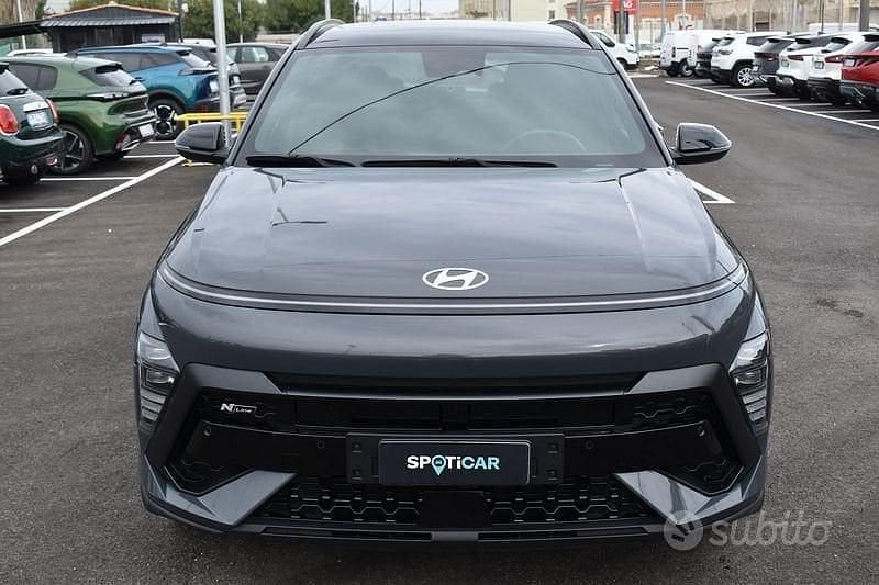 Usata Hyundai Kona N Line 141 CV (103 kW) 2024 Grigio SUV