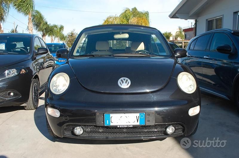 Usata VW New Beetle Cabriolet 101 CV (74 kW) 2005 Nero Cabrio