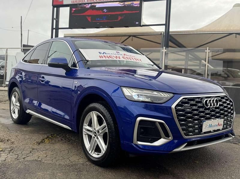 Usata Audi Q5 Sportback S-Line 204 CV (150 kW) 2021 Blu SUV