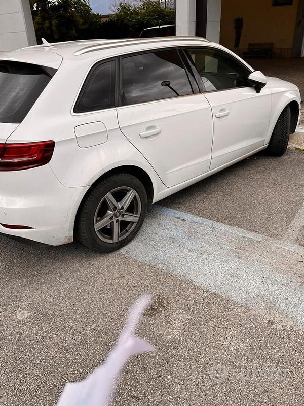 Usata Audi A3 Sport 116 CV (85 kW) 2018 Bianco Berlina