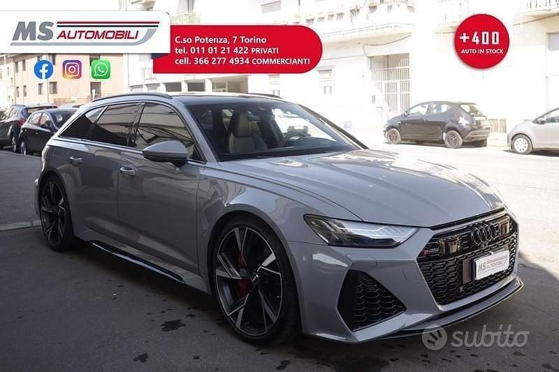Usata Audi RS6 Ambiente 600 CV (441 kW) 2021 Grigio Station wagon