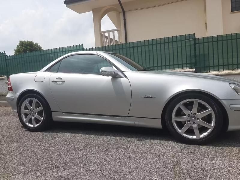 Usata Mercedes SLK200 Edition 163 CV (119 kW) 2002 Grigio Cabrio