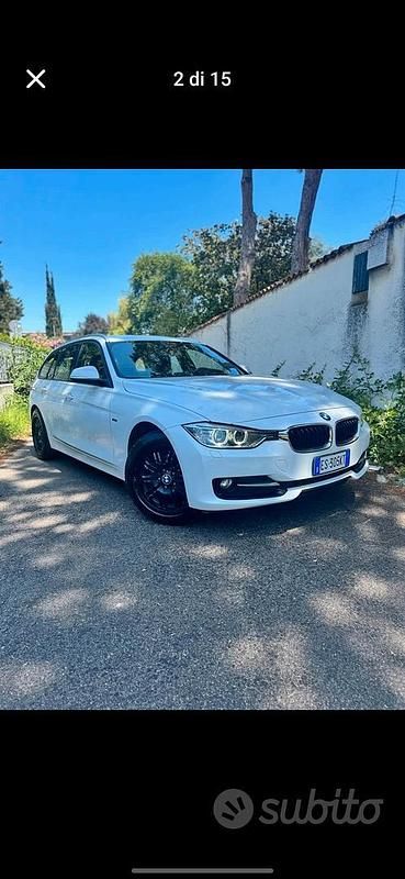 Usata BMW 316 90 CV (66 kW) 2014 Bianco Berlina