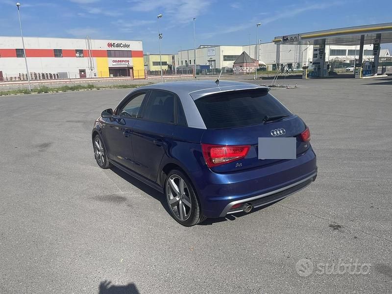 Usata Audi A1 S-Line 90 CV (66 kW) 2013 Blu Utilitaria