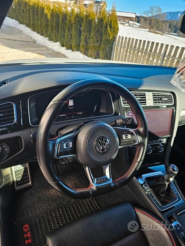 Usata VW Golf VII GTI 245 CV (180 kW) 2017 Bianco Berlina