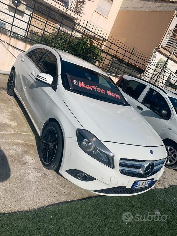 Usata Mercedes A180 109 CV (80 kW) 2014 Bianco Berlina