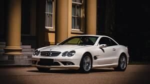 Usata Mercedes SL550 388 CV (285 kW) 2007 Bianco Cabrio