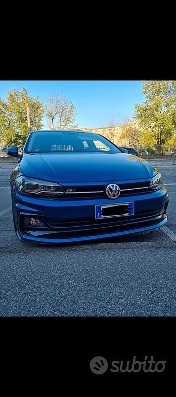 Usata VW Polo Highline 95 CV (69 kW) 2018 Blu/azzurro Utilitaria