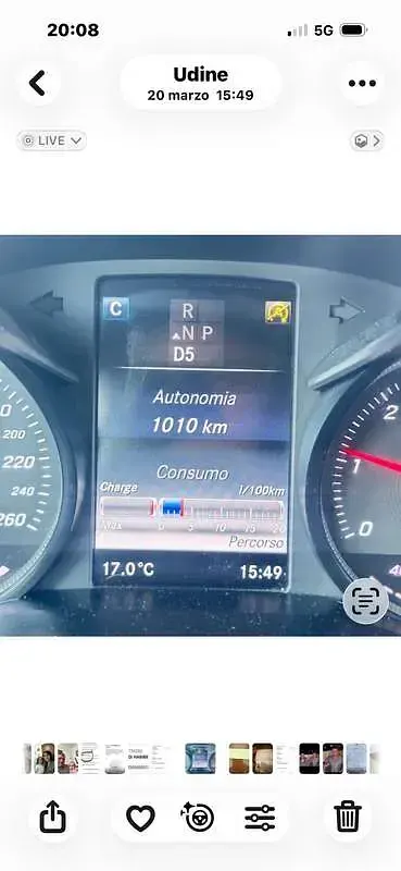 Usata Mercedes C220 170 CV (125 kW) 2018 Grigio Station wagon