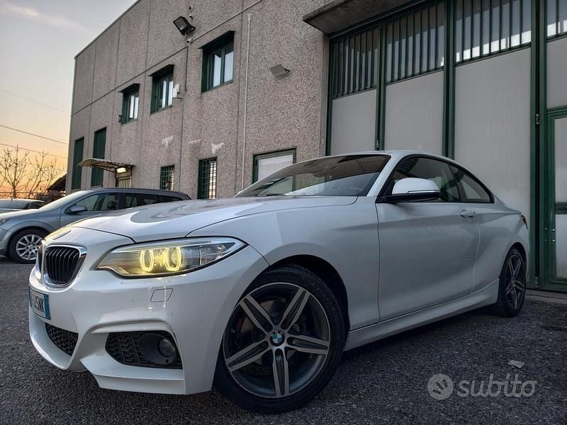 Usata BMW 218 M Sport 136 CV (100 kW) 2015 Bianco Coupé