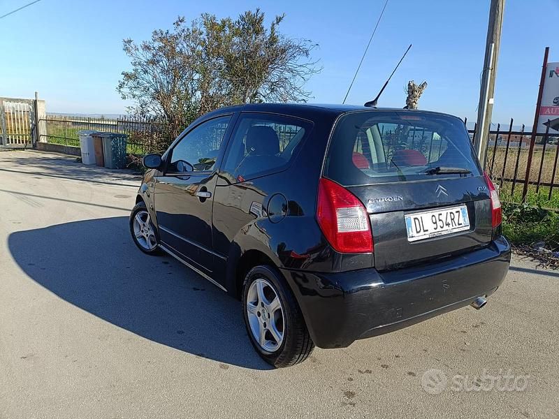 Usata Citroën C2 2008 Nero Utilitaria