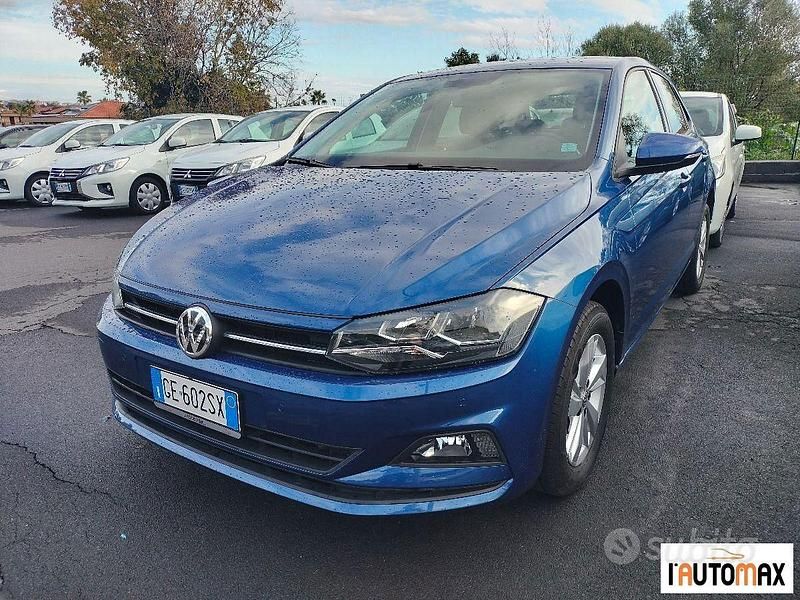 Usata VW Polo Comfortline 95 CV (69 kW) 2021 Blu Berlina