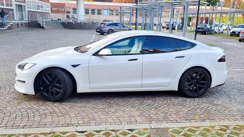 Usata Tesla Model S Plaid 750 kW (1020 CV) 2023 Bianco Utilitaria