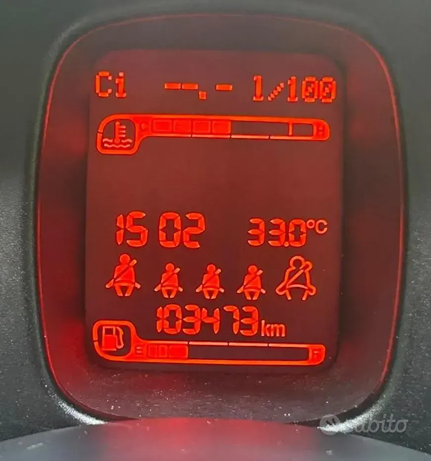 Usata Fiat Panda 69 CV (50 kW) 2016 Rosso Utilitaria