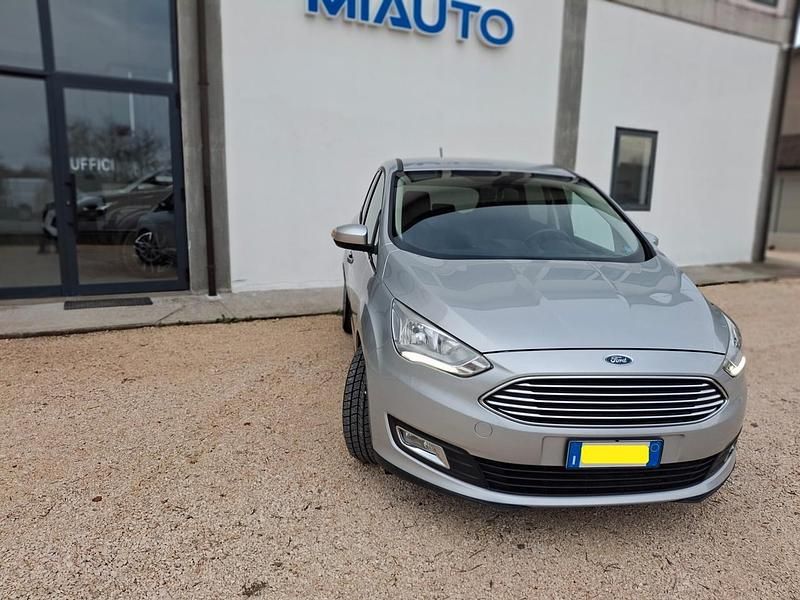 Usata Ford C-MAX Titanium 120 CV (88 kW) 2017 Argento Monovolume