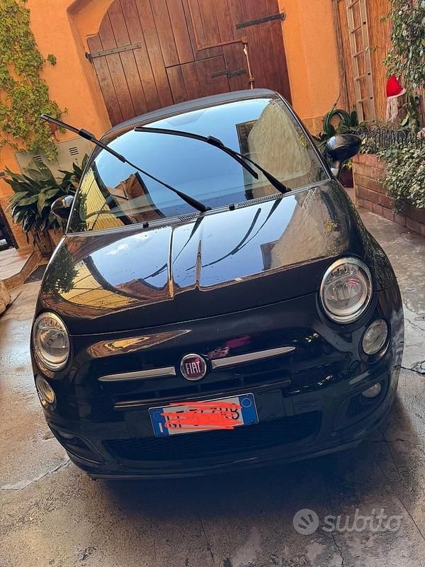 Usata Fiat 500C 2013 Nero Cabrio