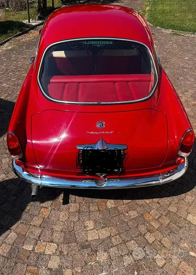Usata Alfa Romeo Giulietta Sprint 1960 Rosso