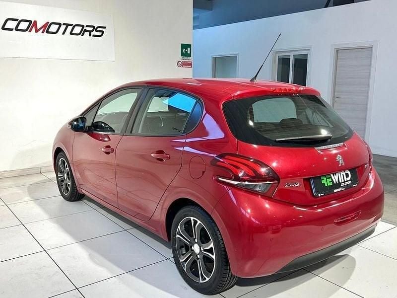 Usata Peugeot 208 Allure 82 CV (60 kW) 2017 Rosso Utilitaria