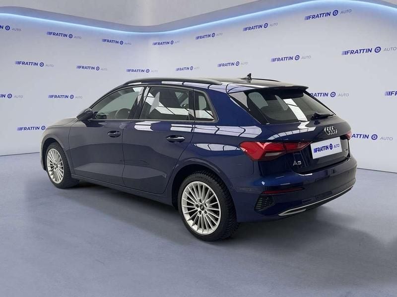 Usata Audi A3 Advanced 110 CV (80 kW) 2024 Blu navarra [2d2d]  metallizz Berlina