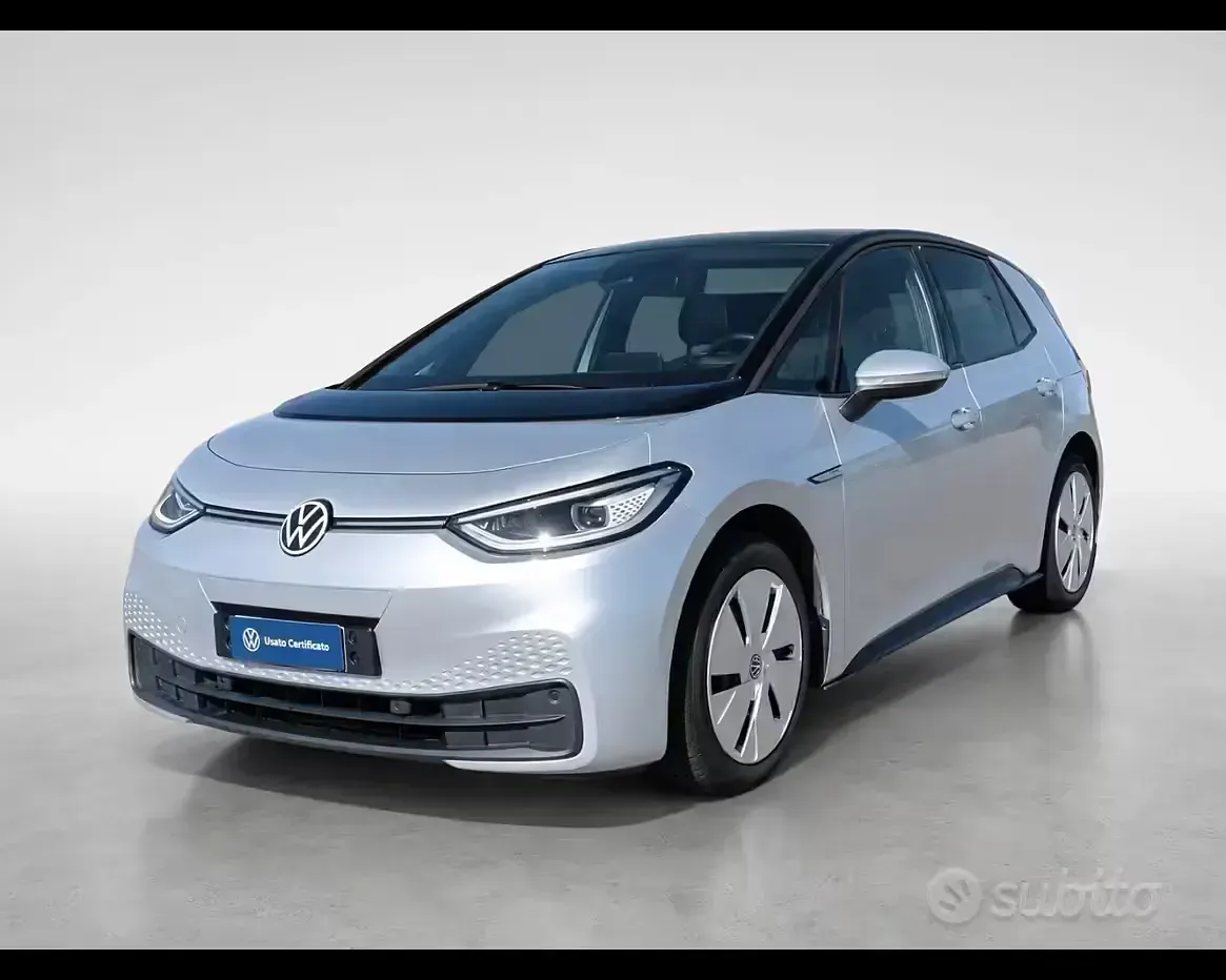 Usata VW ID.3 Family 69 kW (95 CV) 2020 Grigio Utilitaria