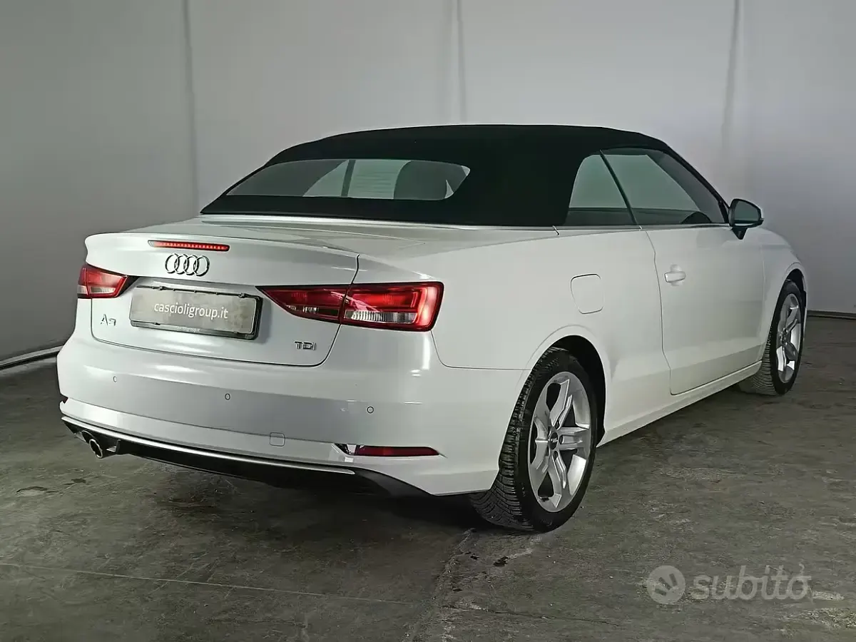 Usata Audi A3 Cabriolet Sport 116 CV (85 kW) 2018 Bianco Cabrio