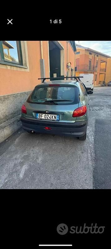 Usata Peugeot 206 1999 Verde Utilitaria