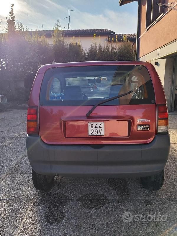 Usata Aixam Minauto 1998 Rosso Utilitaria