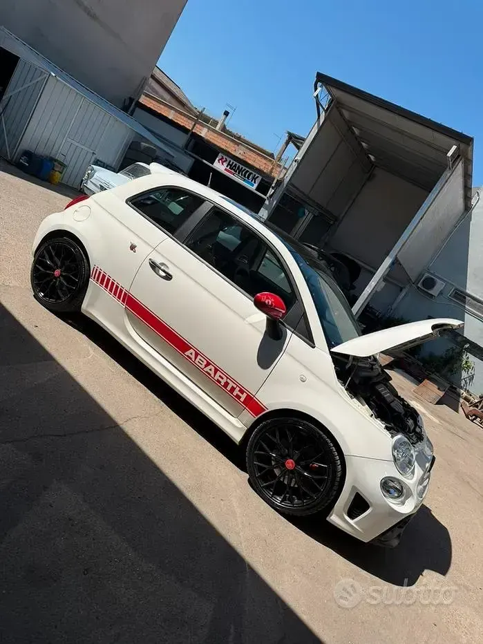 Usata Abarth 595 135 CV (99 kW) 2013 Bianco