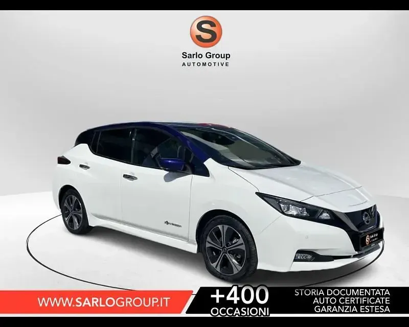 Usata Nissan Leaf Acenta 89 kW (122 CV) 2020 Bianco Utilitaria