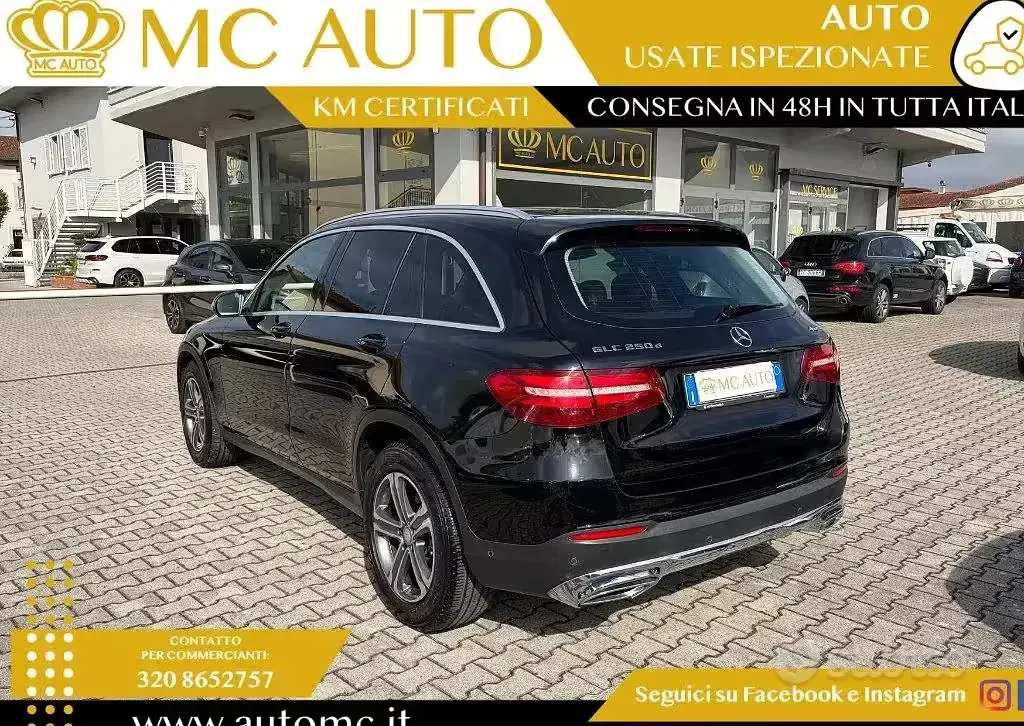 Usata Mercedes GLC250 Exclusive 204 CV (150 kW) 2016 Nero SUV