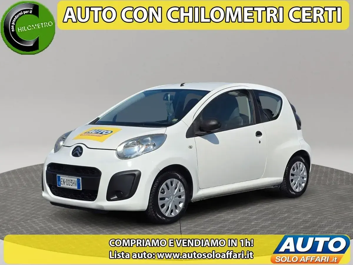 Usata Citroën C1 68 CV (50 kW) 2012 Bianco Utilitaria