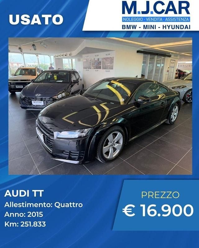 Usata Audi TT Premium 230 CV (169 kW) 2015 Nero Coupé