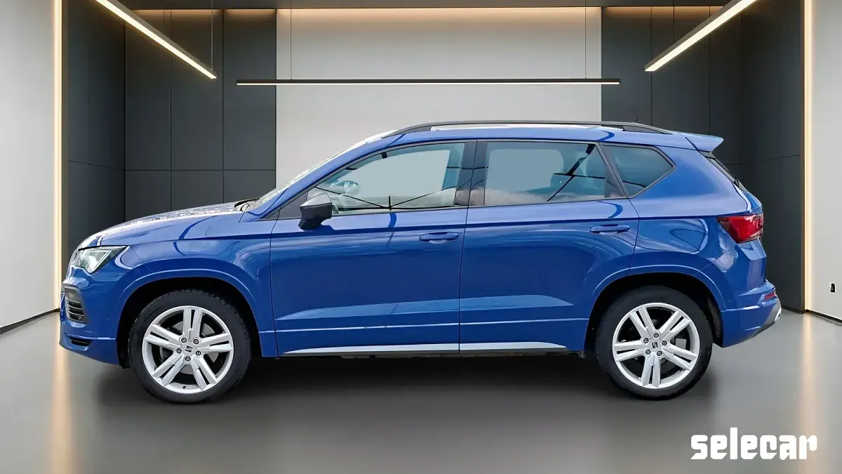 Usata Seat Ateca FR 150 CV (110 kW) 2022 Blu elettrico SUV