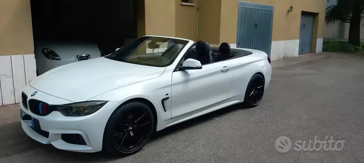 Usata BMW 420 M Sport 190 CV (139 kW) 2015 Bianco Cabrio