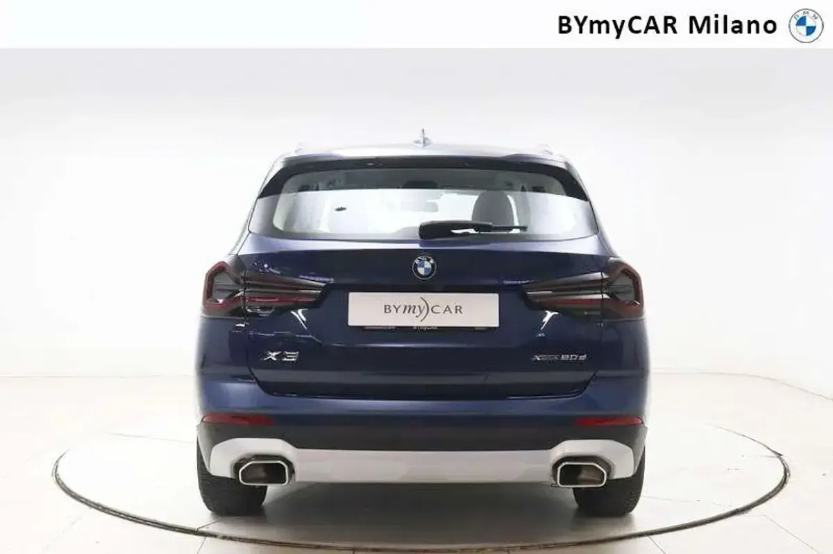 Usata BMW X3 190 CV (139 kW) 2022 Phytonic blue metallizzato SUV