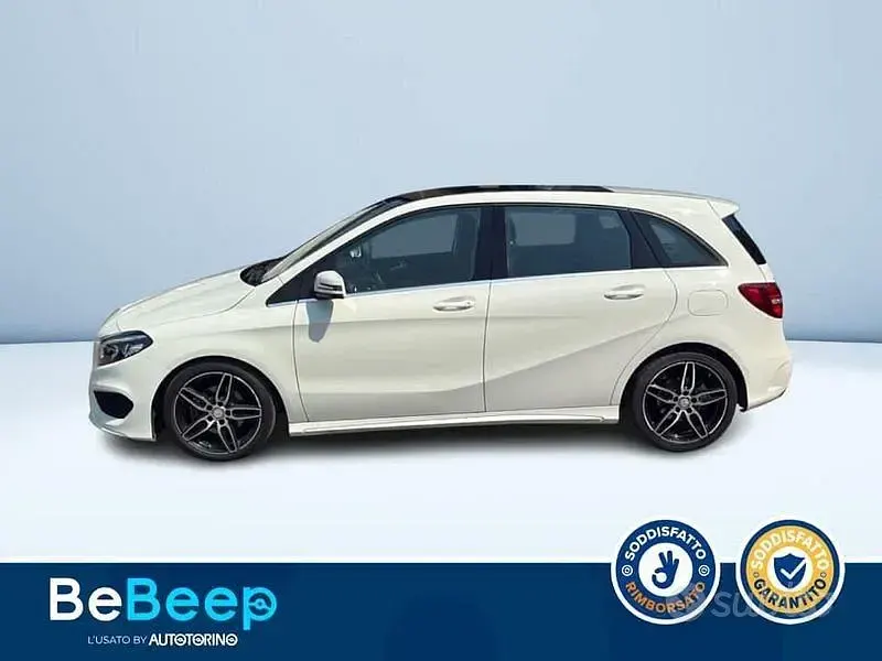 Usata Mercedes B180 Premium 109 CV (80 kW) 2017 Bianco pastello Utilitaria