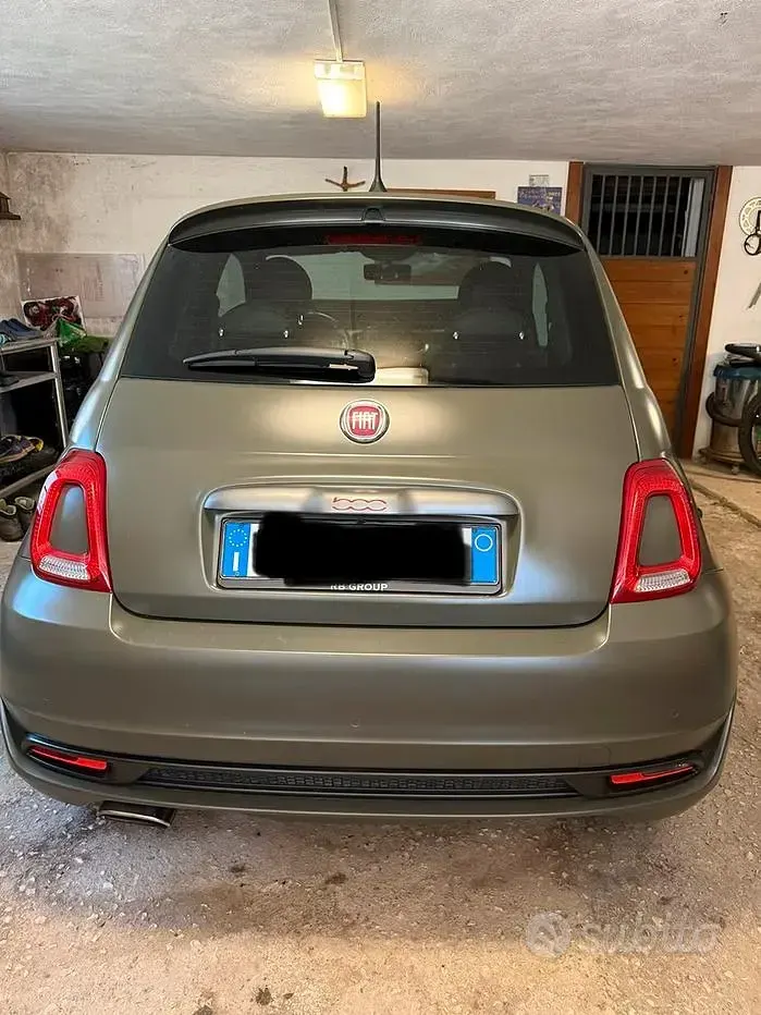 Usata Fiat 500S 69 CV (50 kW) 2019 Verde Berlina